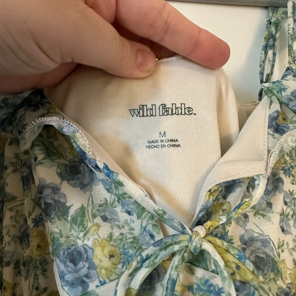 Wild Fable Floral Ruffle Dress Size Medium NWT ✨ - Picture 5 of 7